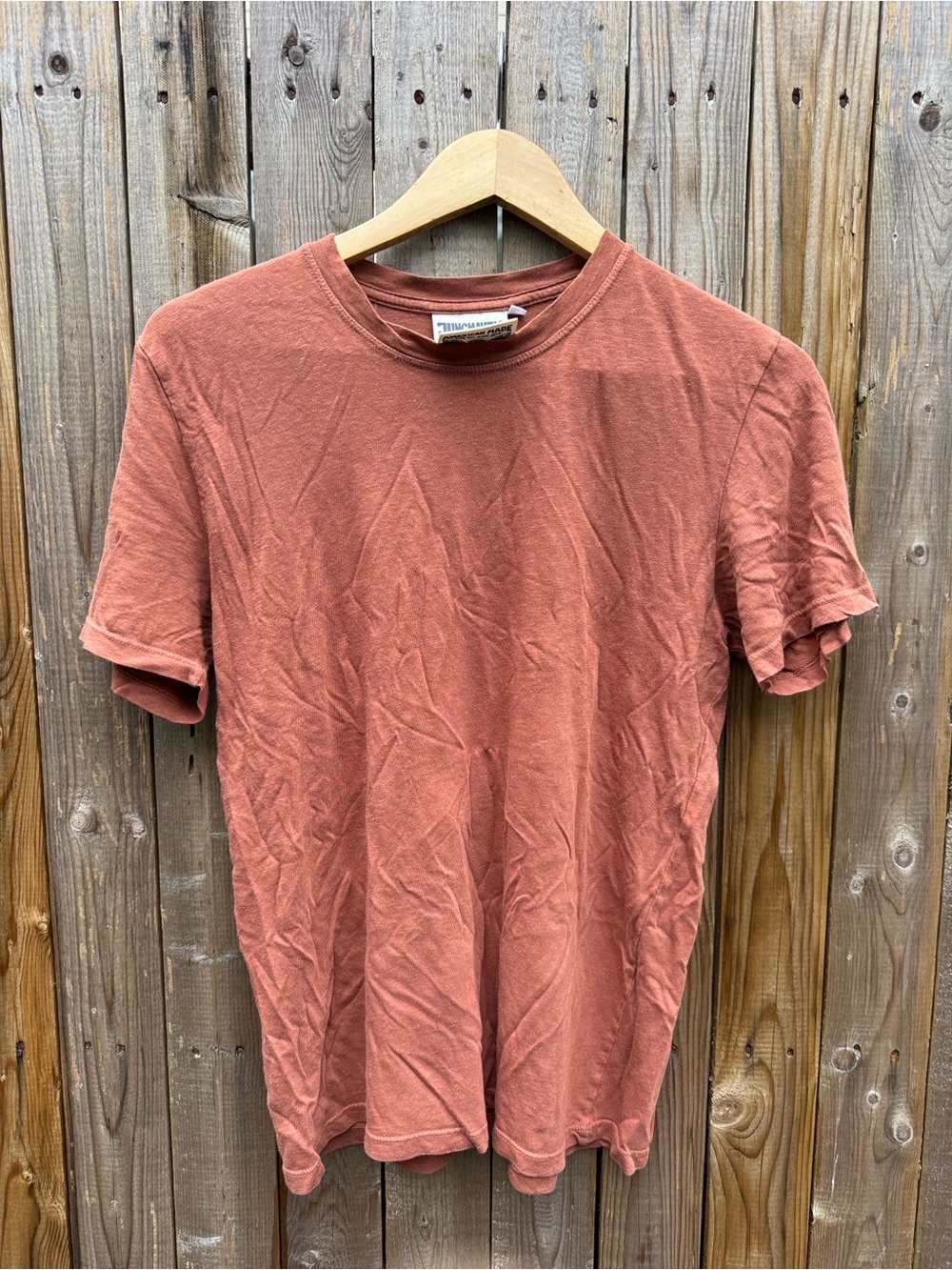 Jungmaven Short-Sleeve Crewneck Tee in Rust